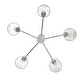 preview thumbnail 12 of 14, Hunter Lochemeade 5 Light Chandelier - Dining Room, Living Room, Entry - Modern Farmhouse, Industrial, Contemporary