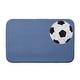 preview thumbnail 2 of 7, Soccer Ball Bath Mat 17 x 24 - Blue
