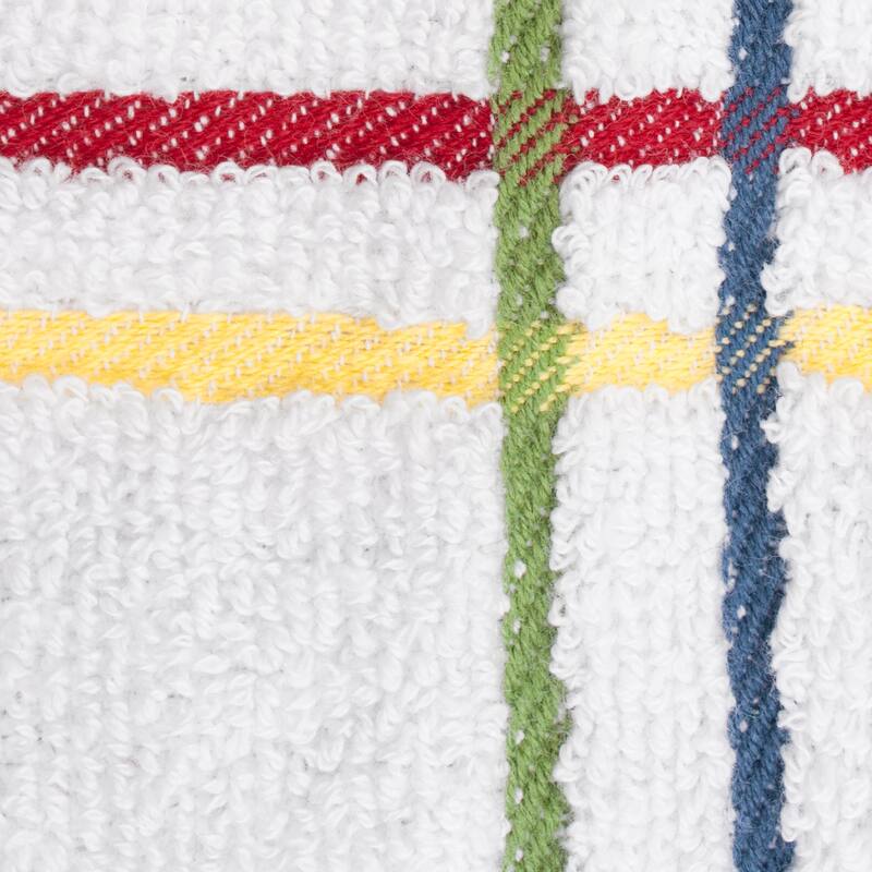 Ritz 3-Pack Solid and Multi Check Tie Towel Set