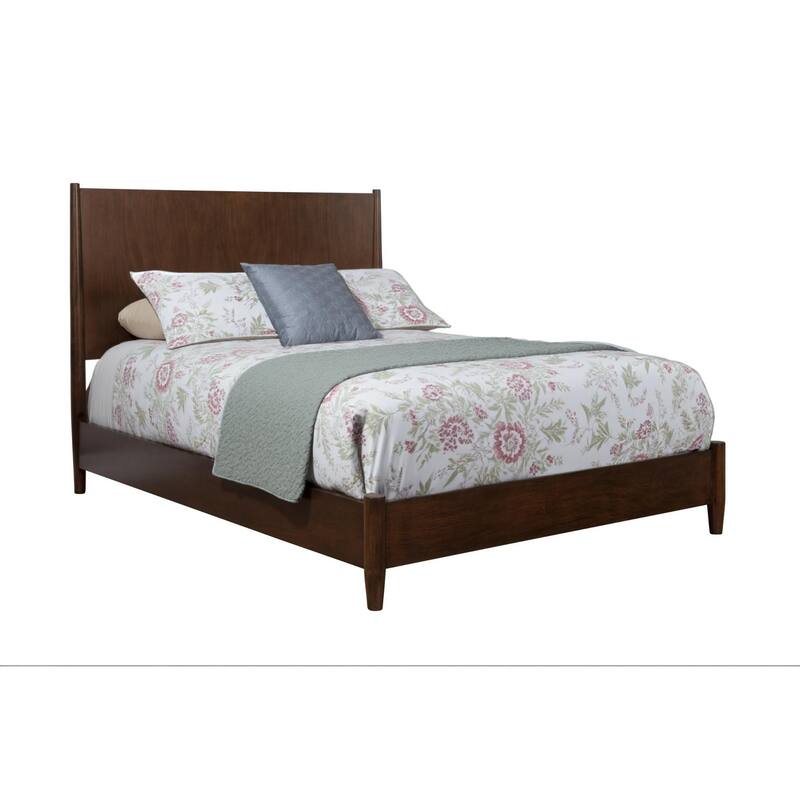 HomeRoots Brown Solid Wood Full Bed Frame