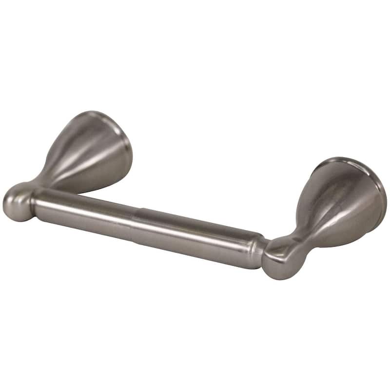 Design House Ames Wall Mounted Spring Bar Toilet Paper Holder - Brushed Nickel