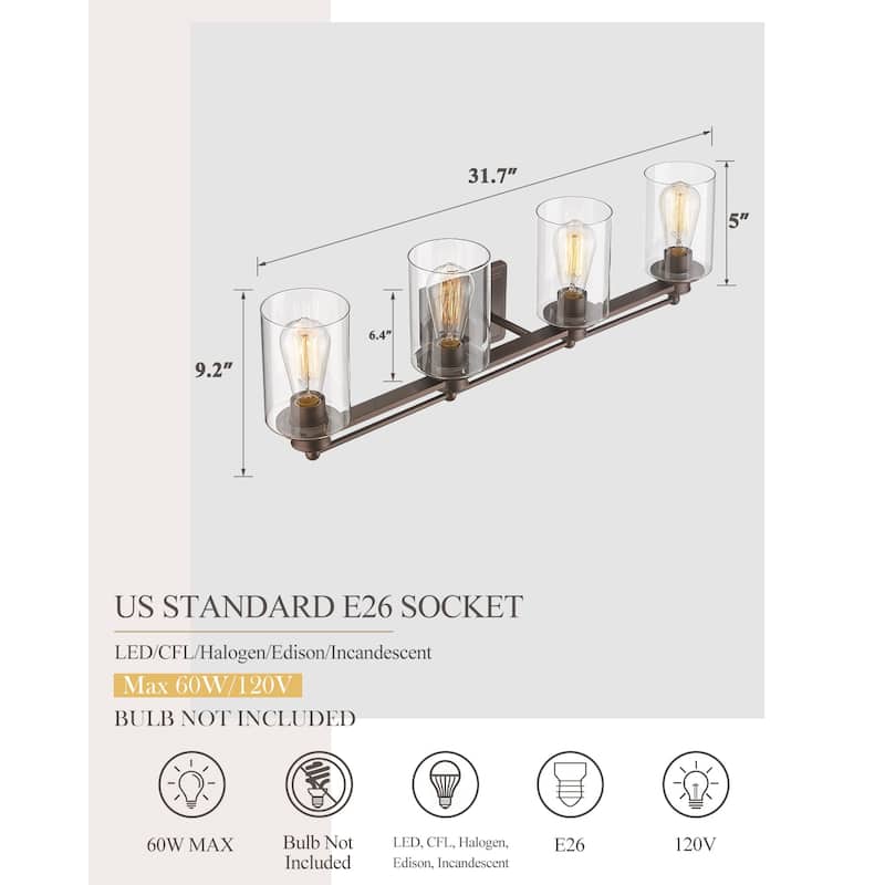 Bathroom Vanity Light,Wall Sconce Lamp Over Mirror