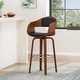 preview thumbnail 2 of 10, Wooden High Swivel Barstool Counter Stool Dining Chair Reception Chair