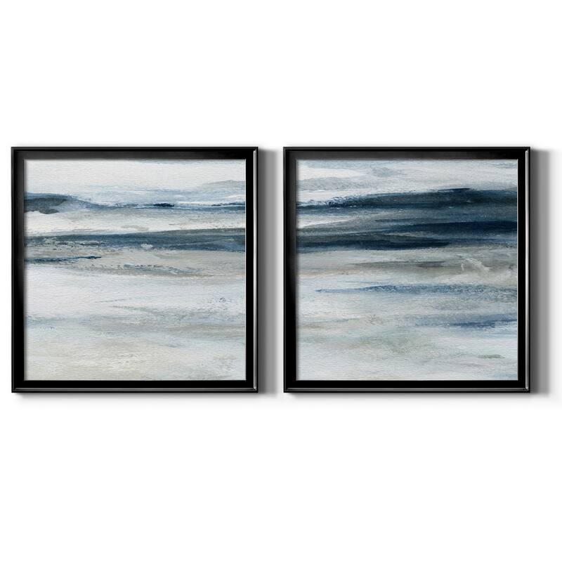 Ocean Currents II-Premium Framed Canvas - Ready to Hang - Multi-Color
