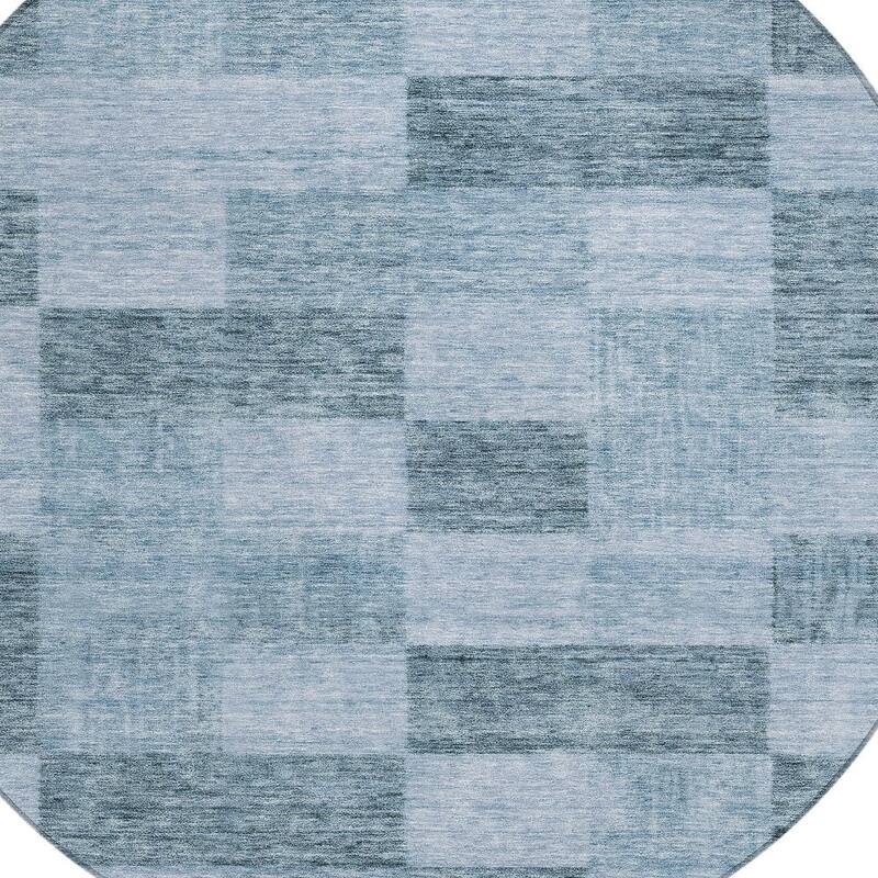 HomeRoots Geometric Transitional Rectangle Outdoor Rug