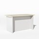 preview thumbnail 7 of 15, Wadrobe White Storage Island with High Gloss Countertop, Kitchen or Closet Organizer