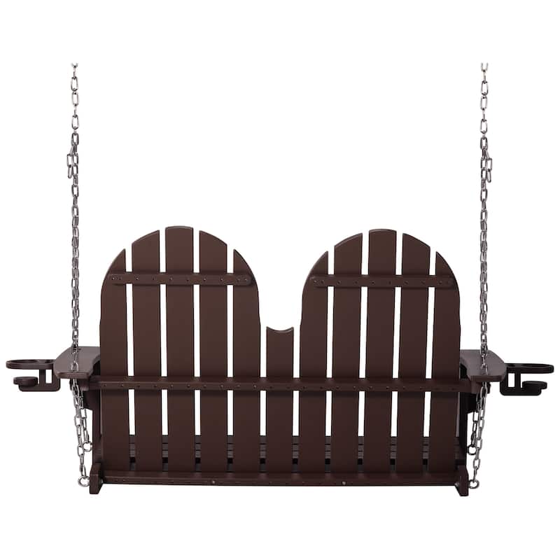 Hanniford Poly Adirondack 50 Inch Porch Swing