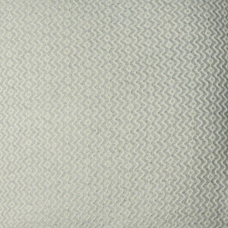 HomeRoots 18" X 18" Light Gray 100% Cotton Geometric Zippered Pillow