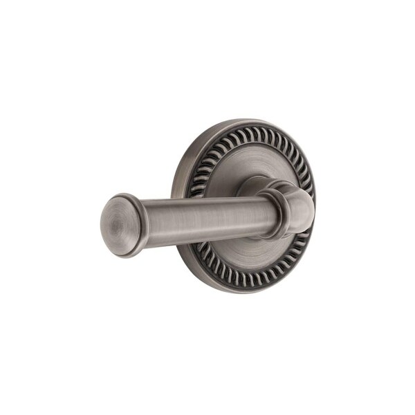 Grandeur NEWGEO_SD_NA Newport Solid Brass Rose Single Dummy Door Lever with Georgetown Lever