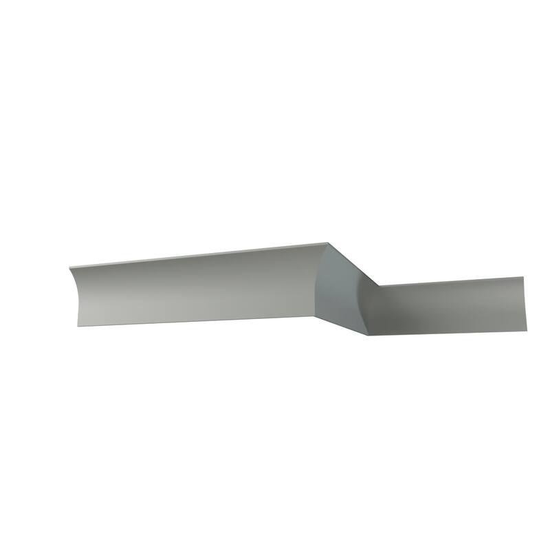 11 3/4"H x 4"P x 12 1/2"F x 96"L Isla Crown Moulding - 1-Pack