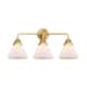 Option Satin Gold / Matte White
