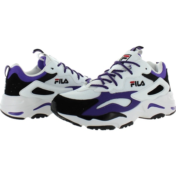 purple suede fila shoes
