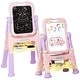 preview thumbnail 1 of 3, Kids Height Adjustable Double Side Magnetic Art Easel-Purple - 24" x 19" x 43"(L x W x H)