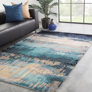Benna Handmade Abstract Area Rug