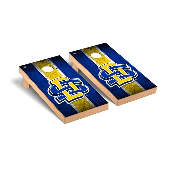 slide 2 of 5, South Dakota State University Jackrabbits Cornhole Game Vintage Version