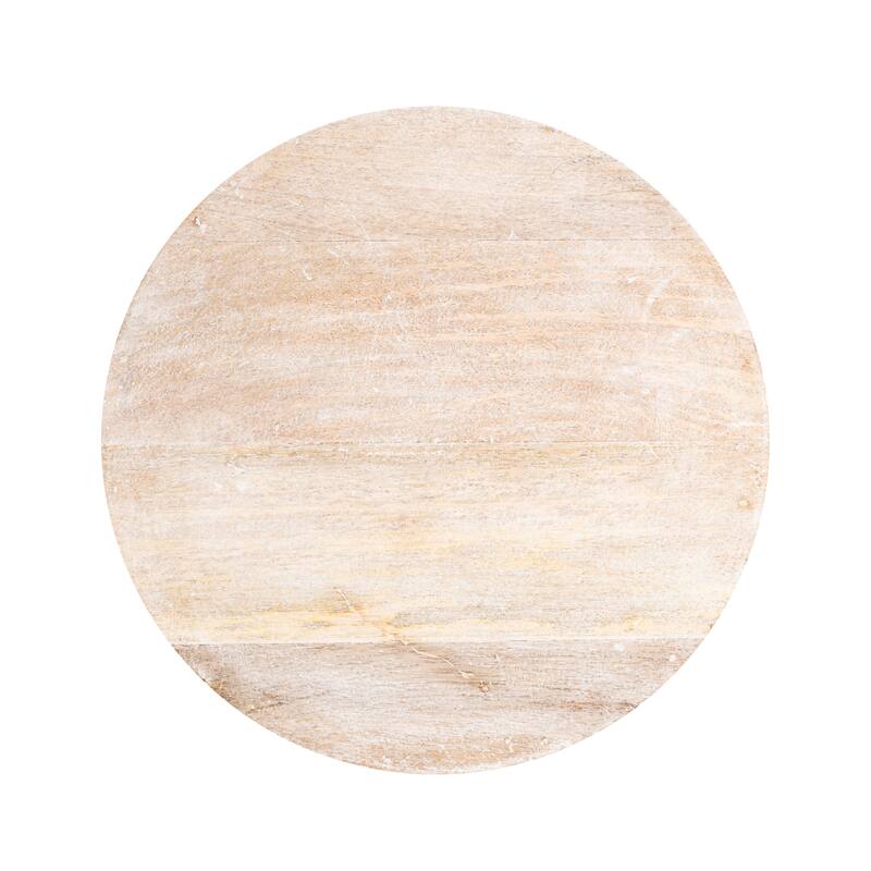 Elk Home Robbins Whitewash Wood 18 Inch Wide Accent Table