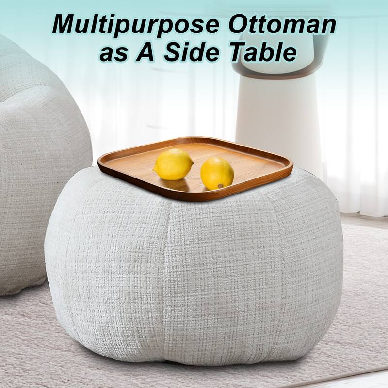 Bean Bag Chairs With Ottoman for Living Room