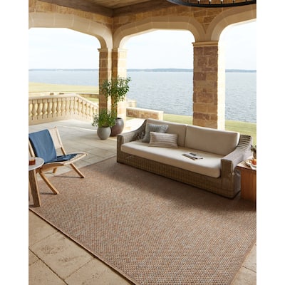 Alexander Home Hampton Natural Indoor/Outdoor Area Rug