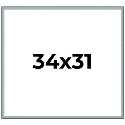 34x31 Frame Rustic Sky Blue Solid Wood Picture Frame | 0.75 Inch