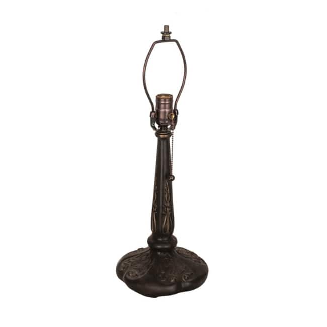 Meyda Tiffany 11586 Nouveau Floral 13" Tall Lamp Base