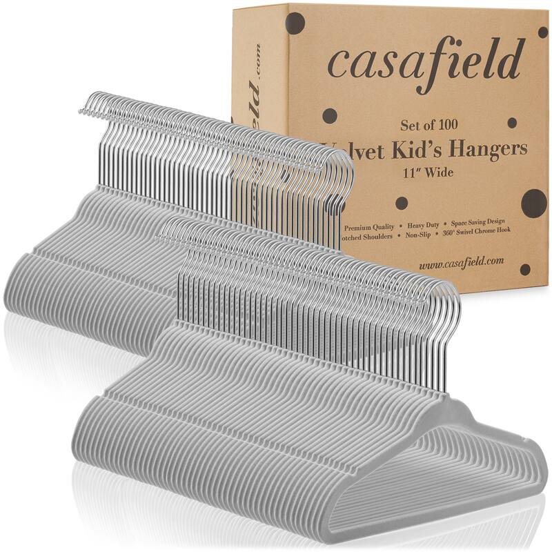 100 Velvet 11in Baby Hangers