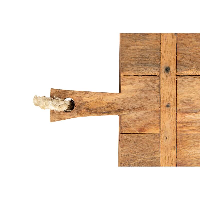 Mango Wood Cheese Board with Rope on Handle