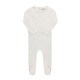 preview thumbnail 3 of 10, Ely's & Co. Heart and Star Button Pointelle Footie Collection Ivory Heart - 12 Months