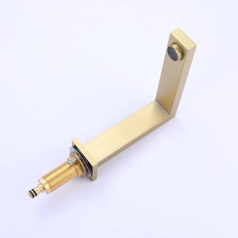 Widespread Bathroom Faucet 3 Hole Modern 8 Inch Bathroom Sink Faucets 2 Handle Basin Vanity Mixer Taps With Valve