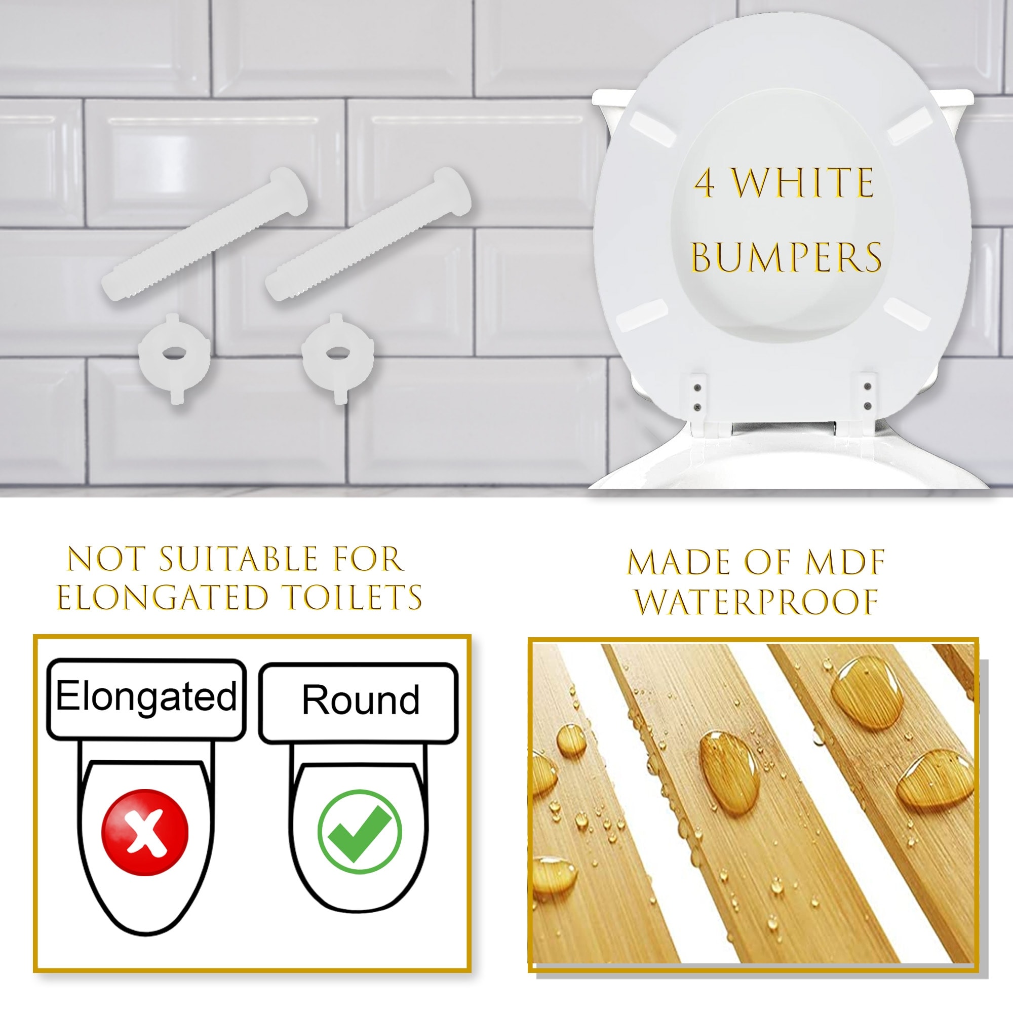 17 inch elongated shop toilet seat