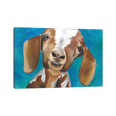 iCanvas "Goat Millie" by Hippie Hound Studios Canvas Print