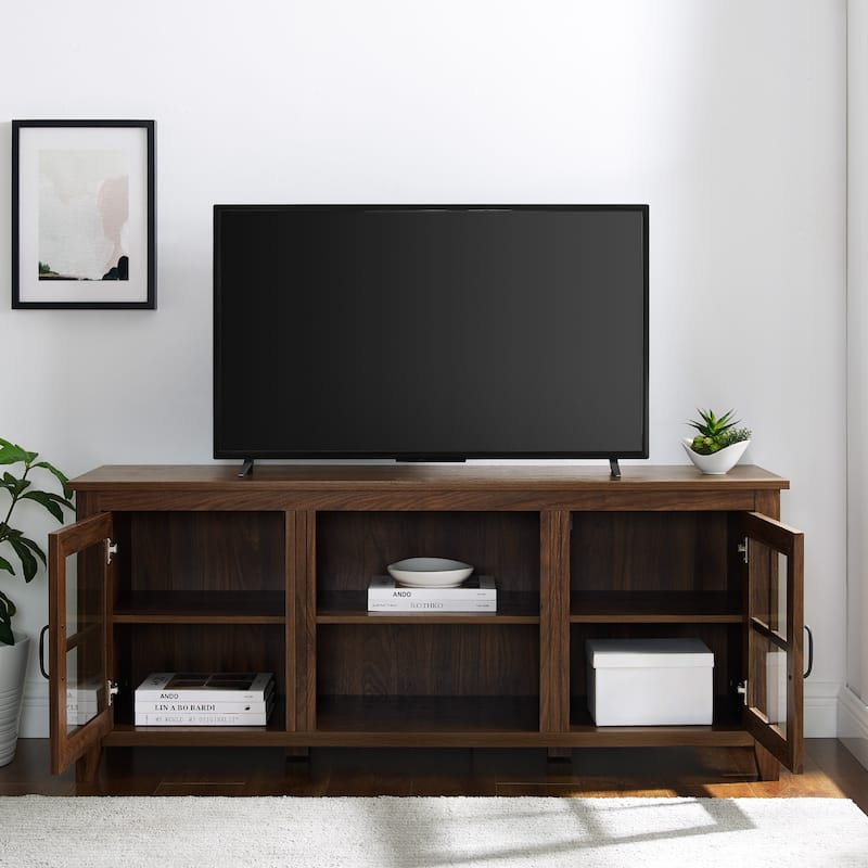 Middlebrook Designs Dornbirn 58-inch Glass-Door TV Stand