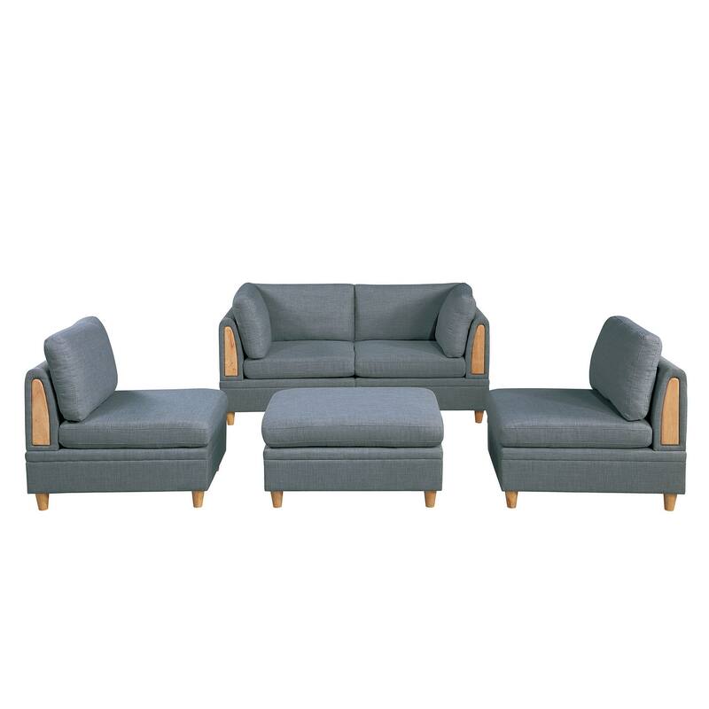 Living Room Furniture Ottoman Comfortable choice, multiple functions, classic design, and cozy corners Light
