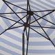 preview thumbnail 25 of 24, SAFAVIEH Iris 9ft Round Outdoor Patio Umbrella - UV Resistant with Auto Crank Tilt