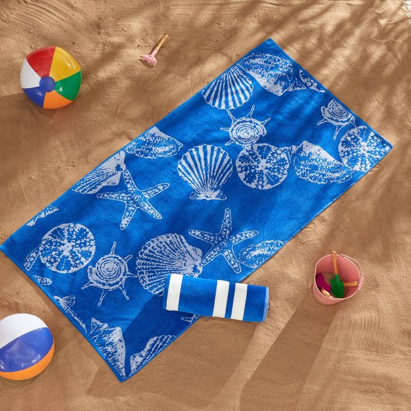Luxurious Cotton Printed Beach Towel