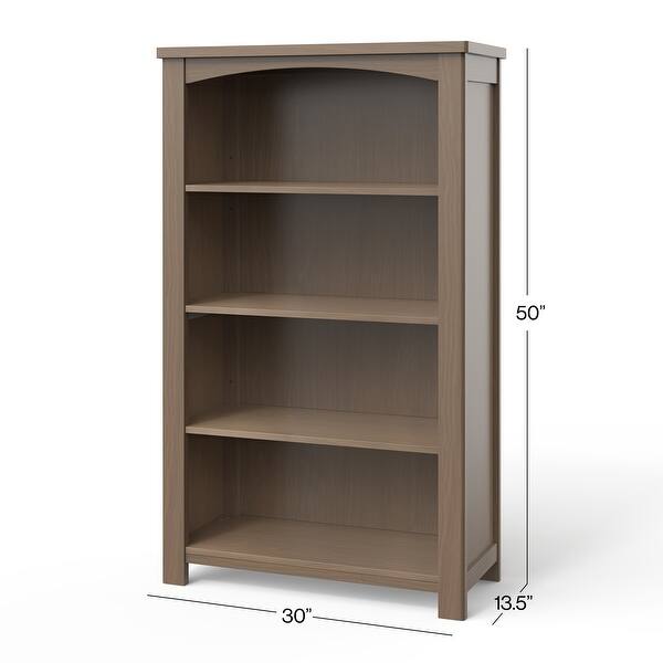 dimension image slide 3 of 4, Harmony 50" Bookcase with 4 shelves - by Forever Eclectic