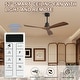 preview thumbnail 56 of 86, Sofucor 48/52 Inch Ceiling Fan with Light, Solid Wood Blades for Living Room, Bedroom,Smart Optional