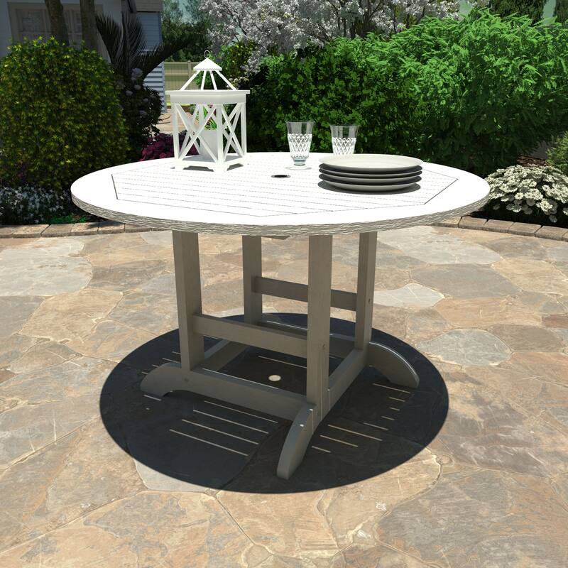 HIGHWOOD 48" Round Dining Height Outdoor Table