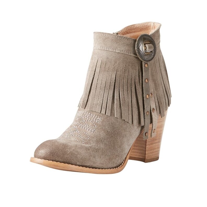 ariat fringe booties