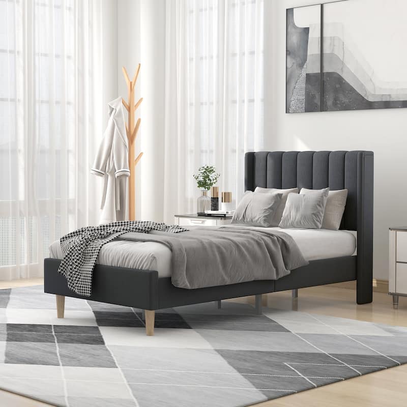 Alazyhome Upholstered Platform Bed Frame