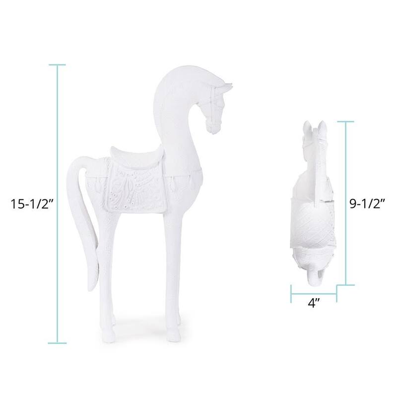 Persian Stead in Polyresin - 7.5H x 5W x 5D