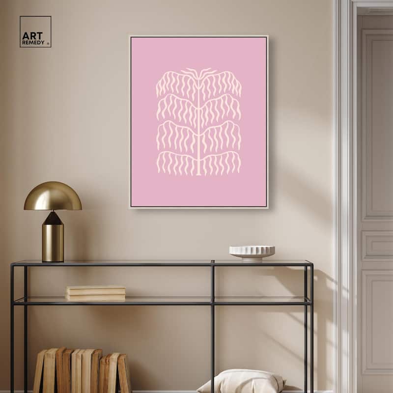 Lavender Mauve Canvas by Art Remedy
