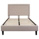 preview thumbnail 79 of 120, Tufted Platform Bed with 10in. Pocket Spring Mattress