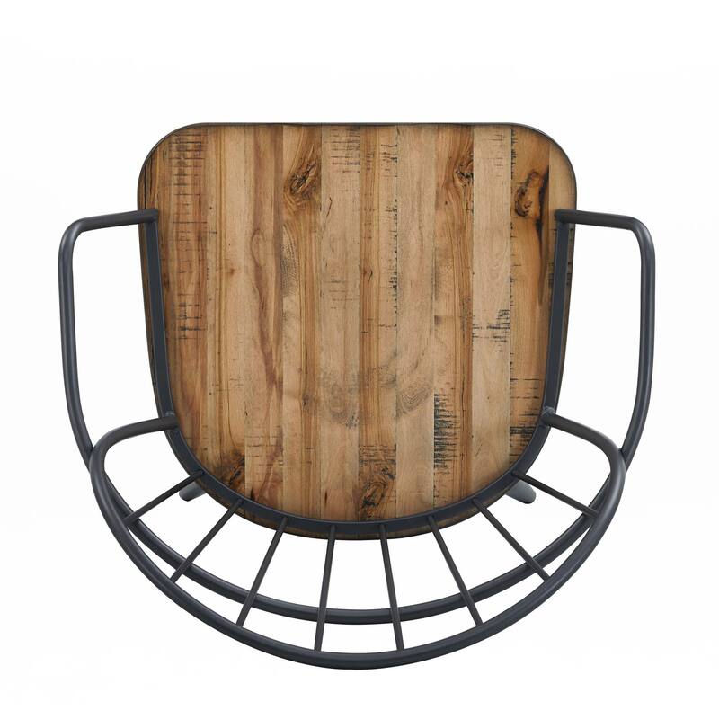 Indoor Dining Chair With Metal Legs (Set of 2)