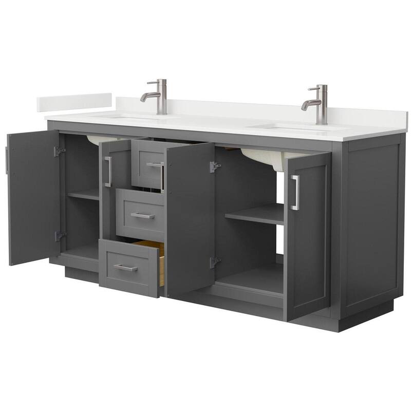 Wyndham Collection WCF292972D-QTZ-UNSMXX Miranda 72" Free Standing
