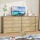 preview thumbnail 25 of 26, Tall Modern Wooden Dresser with 8 Drawers, Deep Storage, Large Chest of Drawers with Wide Top
