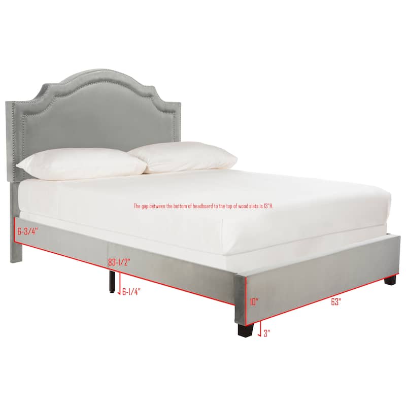 SAFAVIEH Dotty Upholstered Bed
