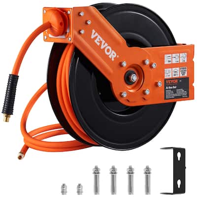 Skid or Wall Mount Super Heavy Duty Pressure Washer Hose Reel, 3/8In x 200FT  Capacity, Air and Water, 4000 PSI - Bed Bath & Beyond - 37153634