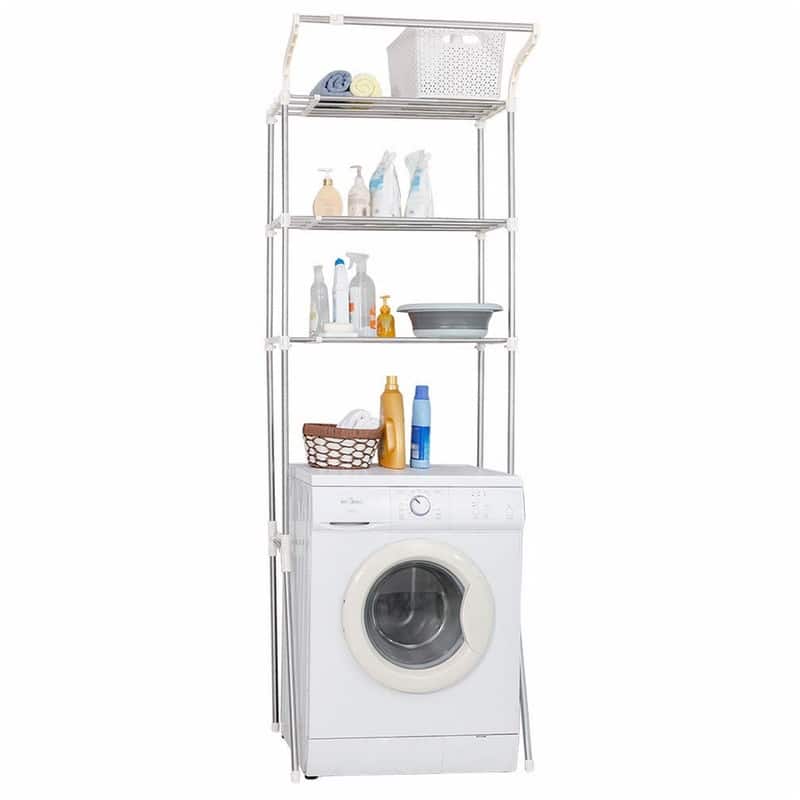 2-Layer Over Washing Machine Storage Rack