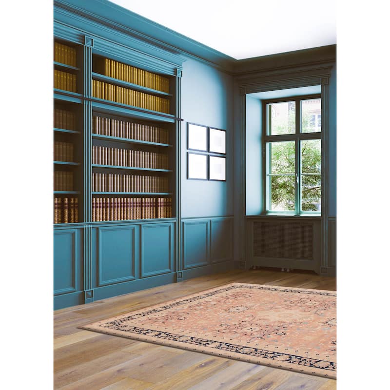ECARPETGALLERY Hand-knotted Pako Persian 18 Of 20 Salmon Wool Rug - 8'11 x 11'9