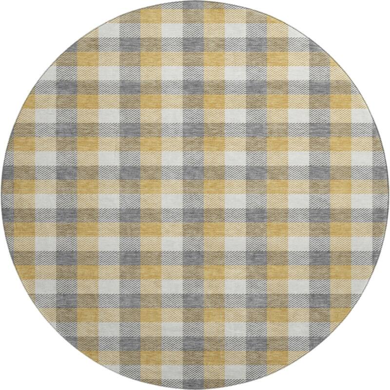 Premium Washable Super Soft Plaid Mayfield Rug
